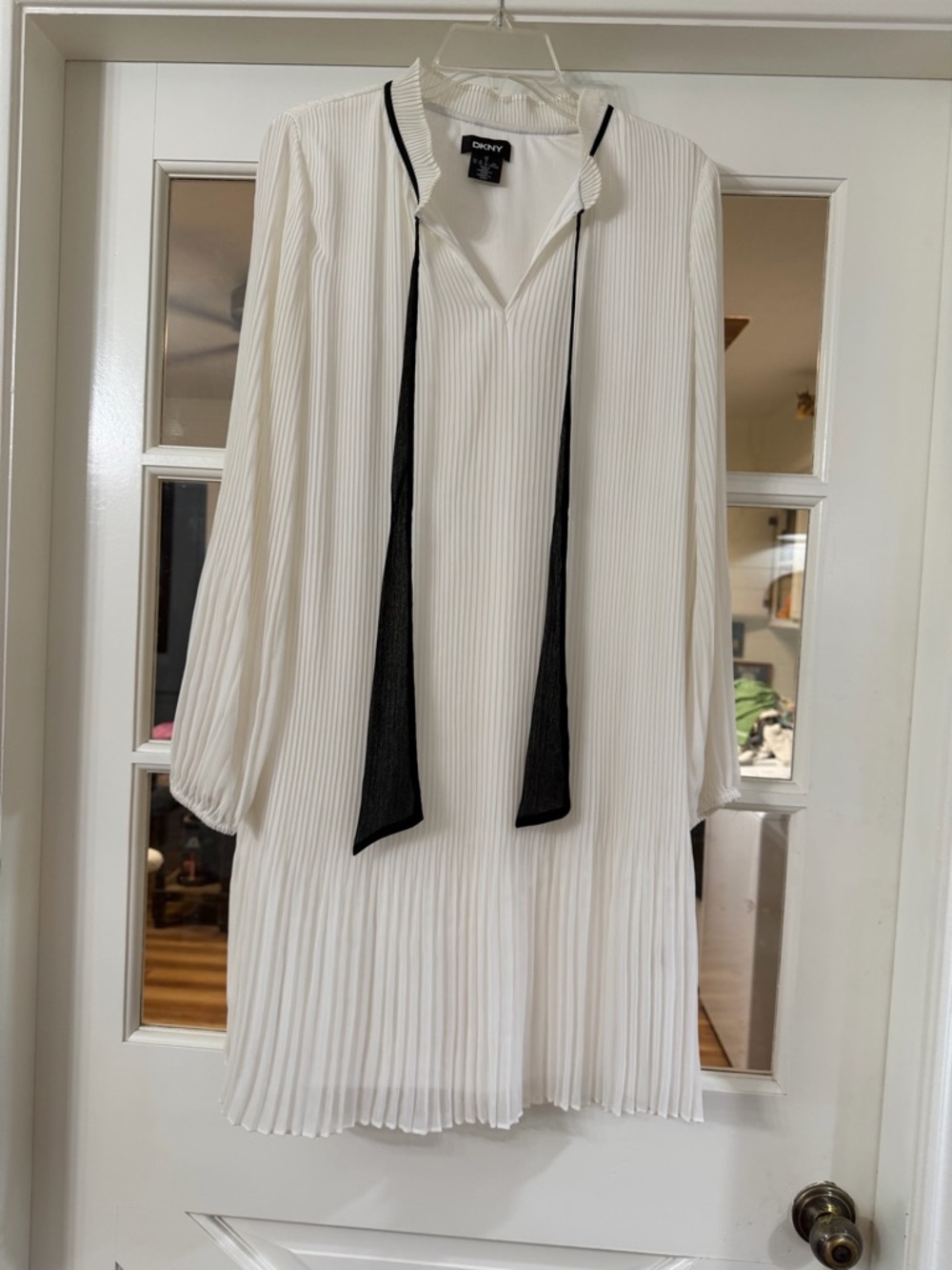 DKNY trendy pleated dress